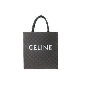 Celine Vertical Cabas Triomphe handbag canvas calfskin